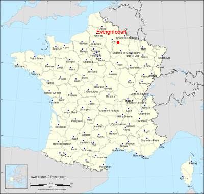 Carte de Evergnicourt