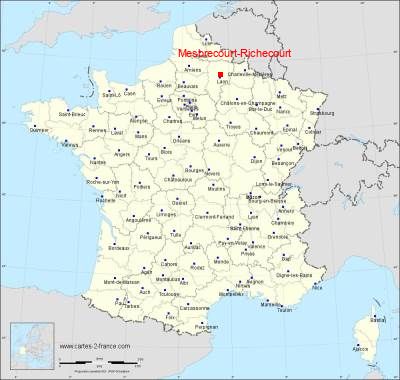 Carte de Mesbrecourt-Richecourt