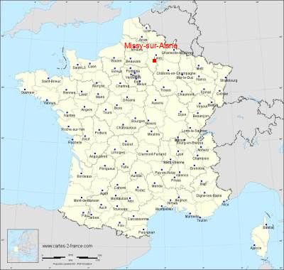Carte de Missy-sur-Aisne