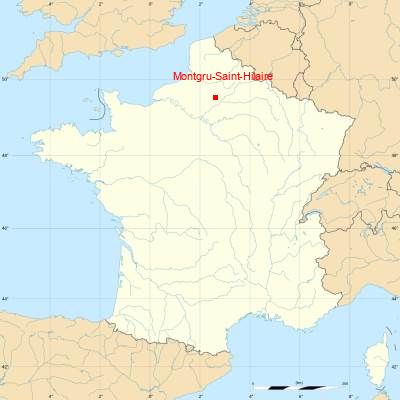 Fond de carte avec Montgru-Saint-Hilaire