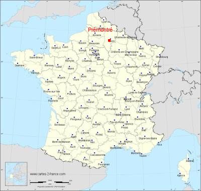 Carte de Prémontré