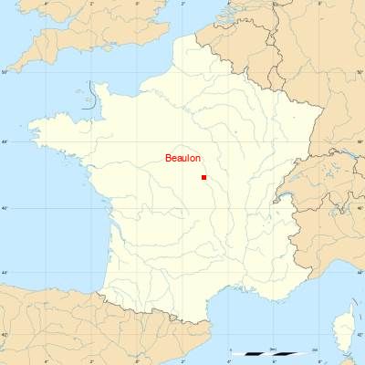 Fond de carte avec Beaulon