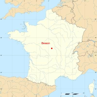 Fond de carte avec Besson