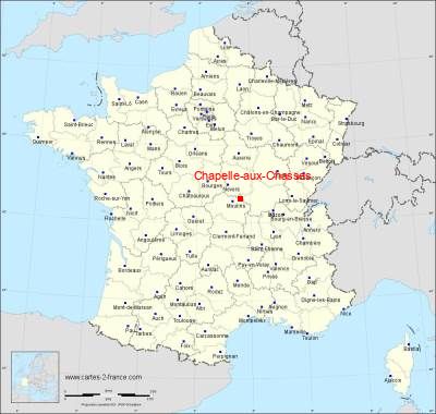 Carte de Chapelle-aux-Chasses