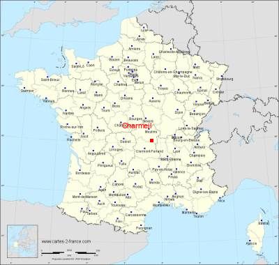 Carte de Charmeil