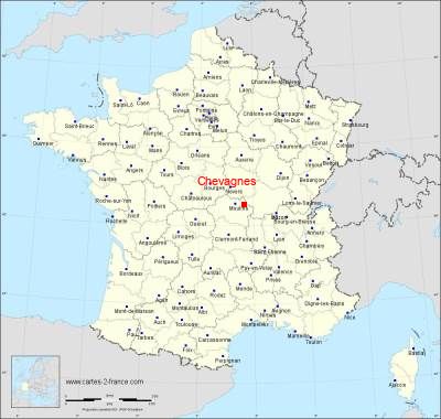 Carte de Chevagnes