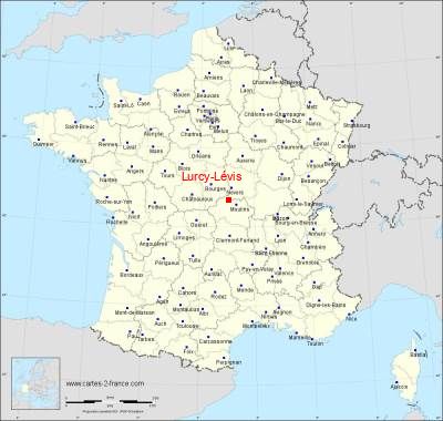 Carte de Lurcy-Lévis