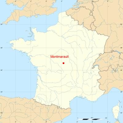 Fond de carte avec Montmarault