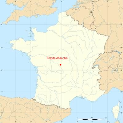 Fond de carte avec Petite-Marche