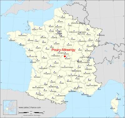 Carte de Pouzy-Mésangy