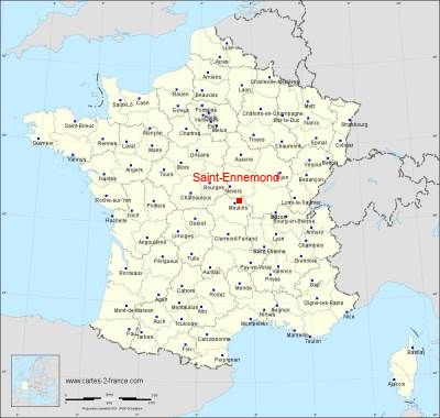 Carte de Saint-Ennemond