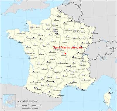 Carte de Saint-Martin-des-Lais