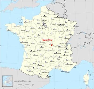 Carte de Saint-Voir