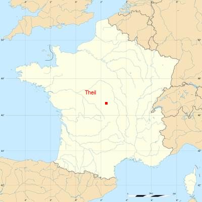 Fond de carte avec Theil