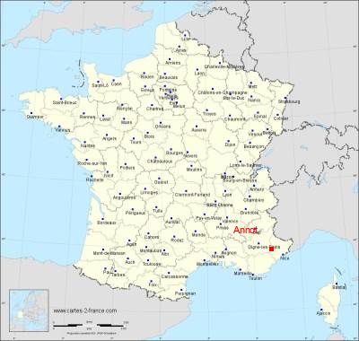 Carte de Annot
