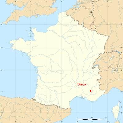 Fond de carte avec Blieux