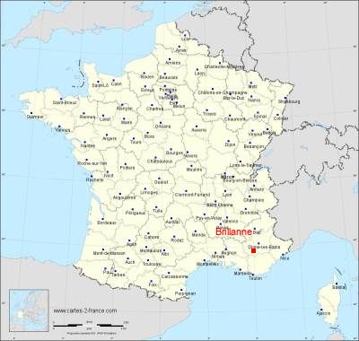 Carte de Brillanne