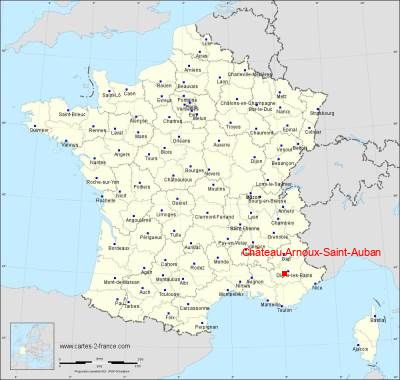 Carte de Château-Arnoux-Saint-Auban
