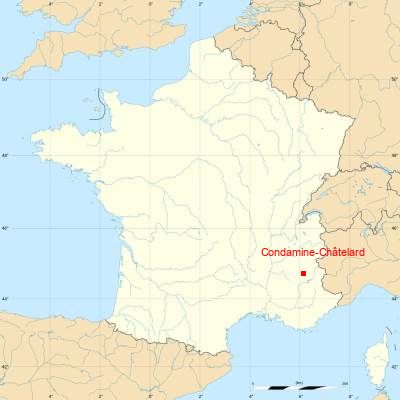 Fond de carte avec Condamine-Châtelard