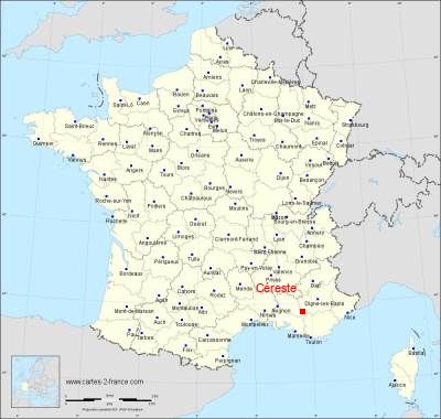 Carte de Céreste