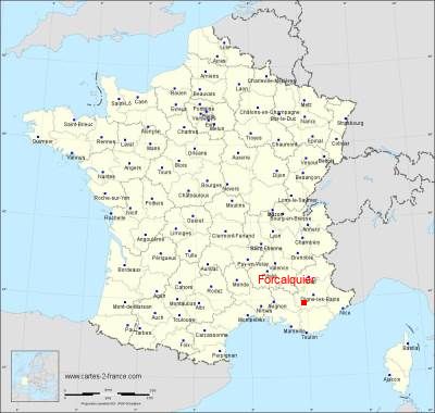 Carte de Forcalquier