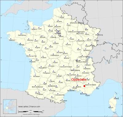 Carte de Oppedette