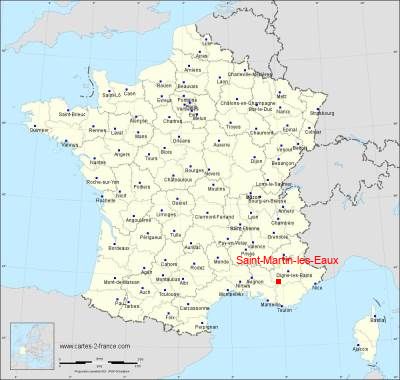 Carte de Saint-Martin-les-Eaux