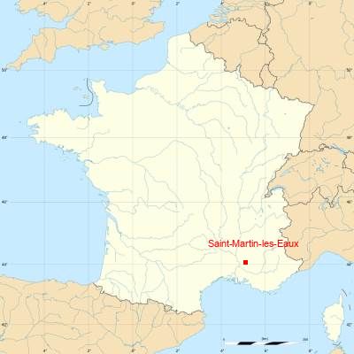Fond de carte avec Saint-Martin-les-Eaux