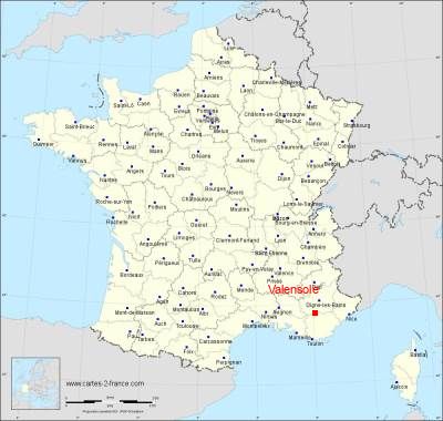 Carte de Valensole