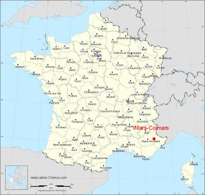 Carte de Villars-Colmars