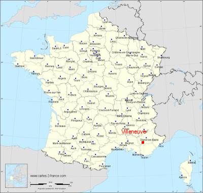 Carte de Villeneuve