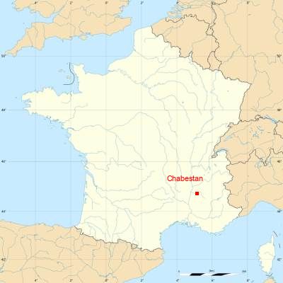 Fond de carte avec Chabestan