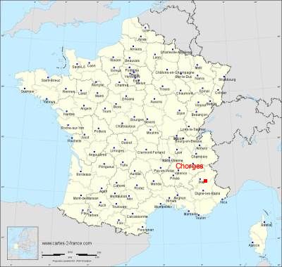 Carte de Chorges