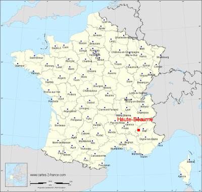Carte de Haute-Beaume