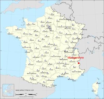 Carte de Montgenèvre