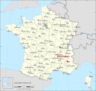 Carte de Montmaur