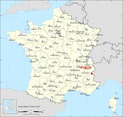Carte de Névache