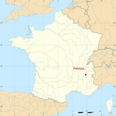 Fond de carte avec Pelvoux