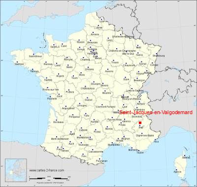 Carte de Saint-Jacques-en-Valgodemard