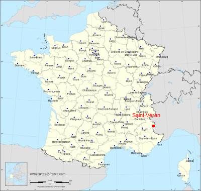 Carte de Saint-Véran