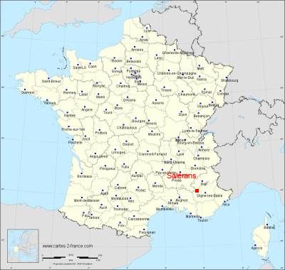 Carte de Salérans