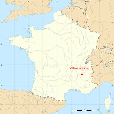 Fond de carte avec Villar-Loubière