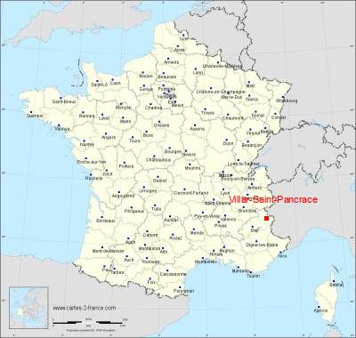 Carte de Villar-Saint-Pancrace