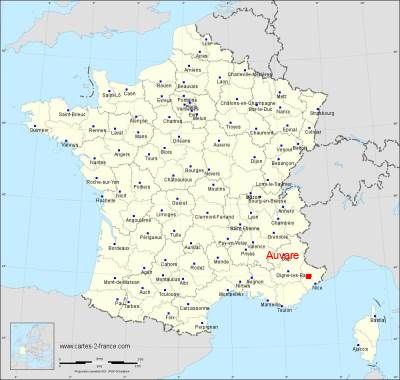 Carte de Auvare