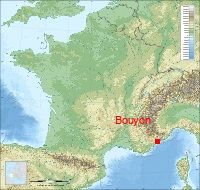 localisation mairie de Bouyon