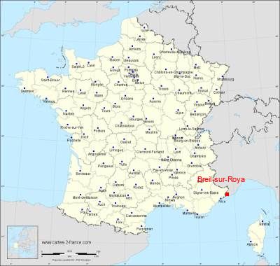 Carte de Breil-sur-Roya