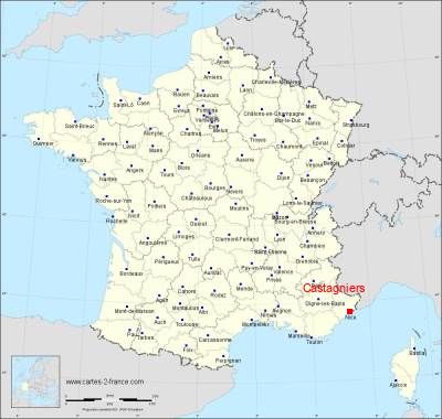 Carte de Castagniers