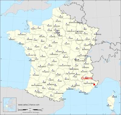 Carte de Cuébris