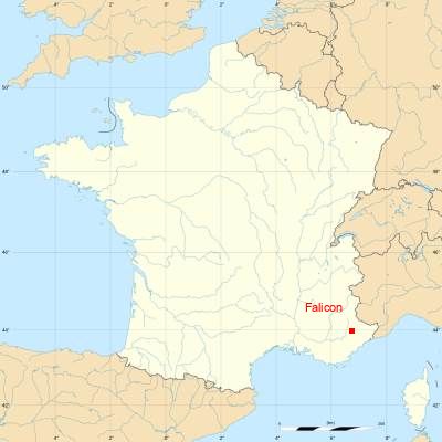 Fond de carte avec Falicon