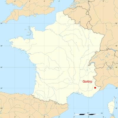 Fond de carte avec Gorbio